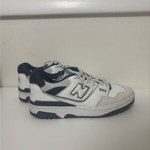 New Balance Sneakers in White and Navy